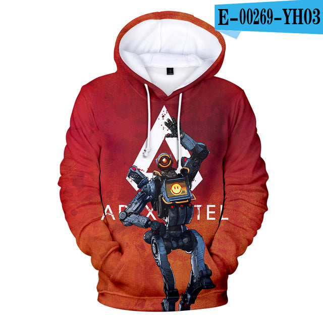 Frdun Tommy New 3D Apex Legends Hoodies Sweatshirt Casual Harajuku 3D Hoodies Sweatshirts Apex Legends