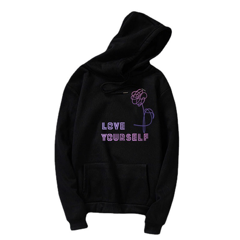 Hooded Youth Club fake love hoodies love yourself