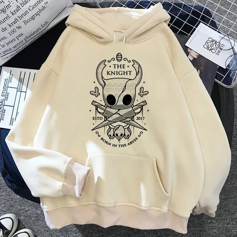 Hollow Knight Hoodies Men Korea Ulzzang Grunge Y2k Aesthetic