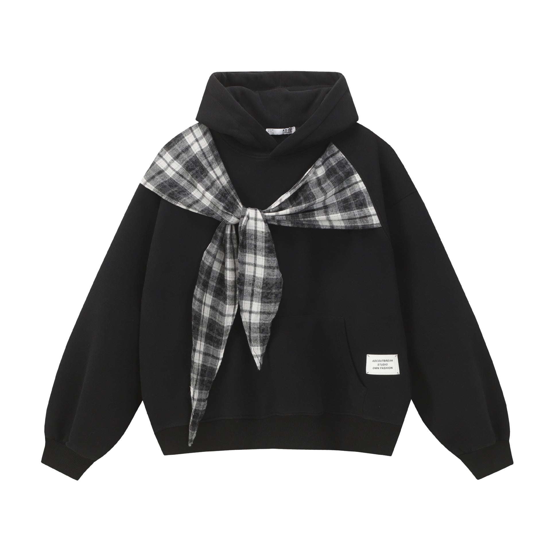 Bow tie fake two hoodies