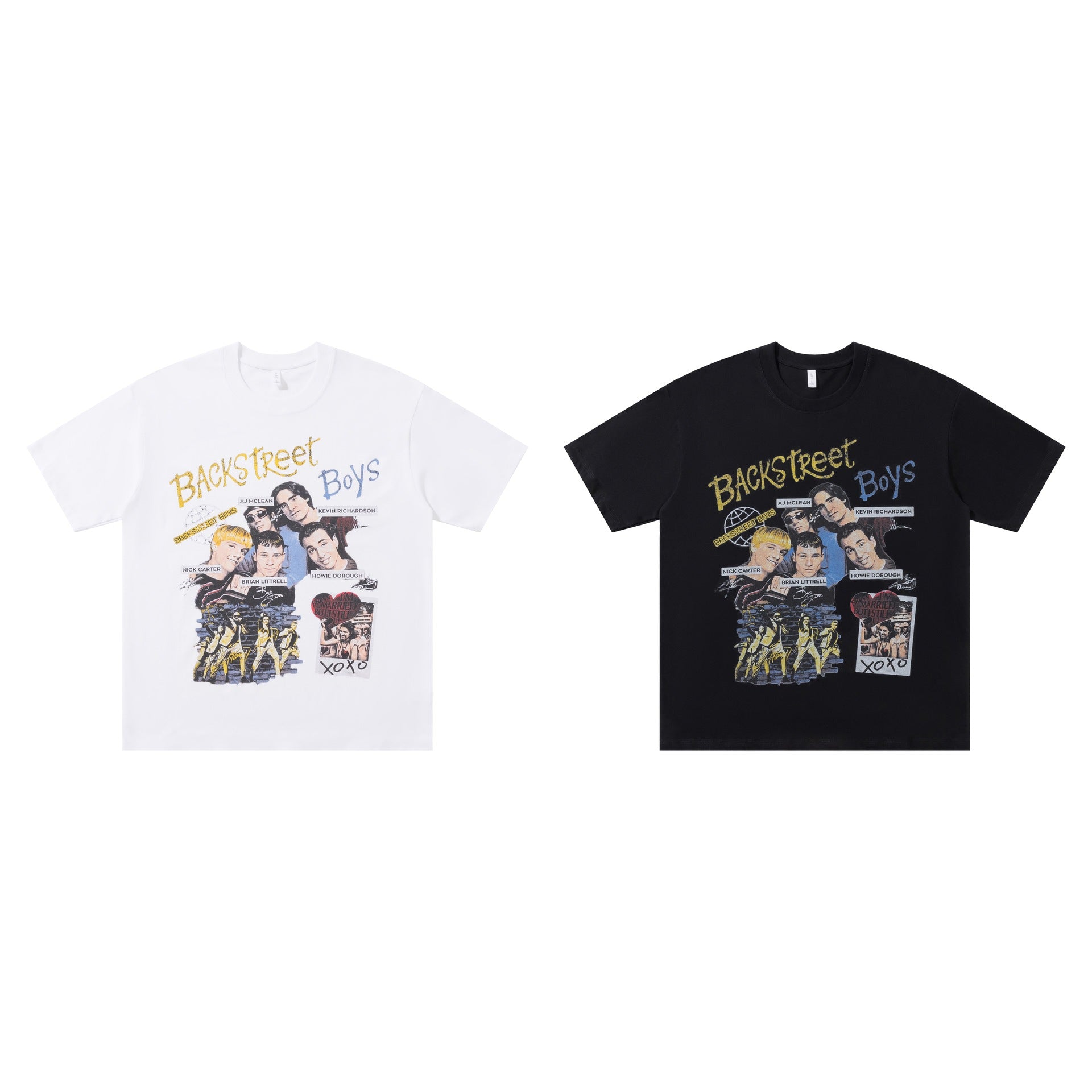 Backstreet Boys Printed Short Sleeves