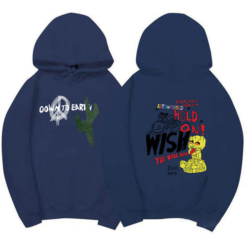 Autumn And Winter Mens Travis Scott Sweater Oversize Hoodies