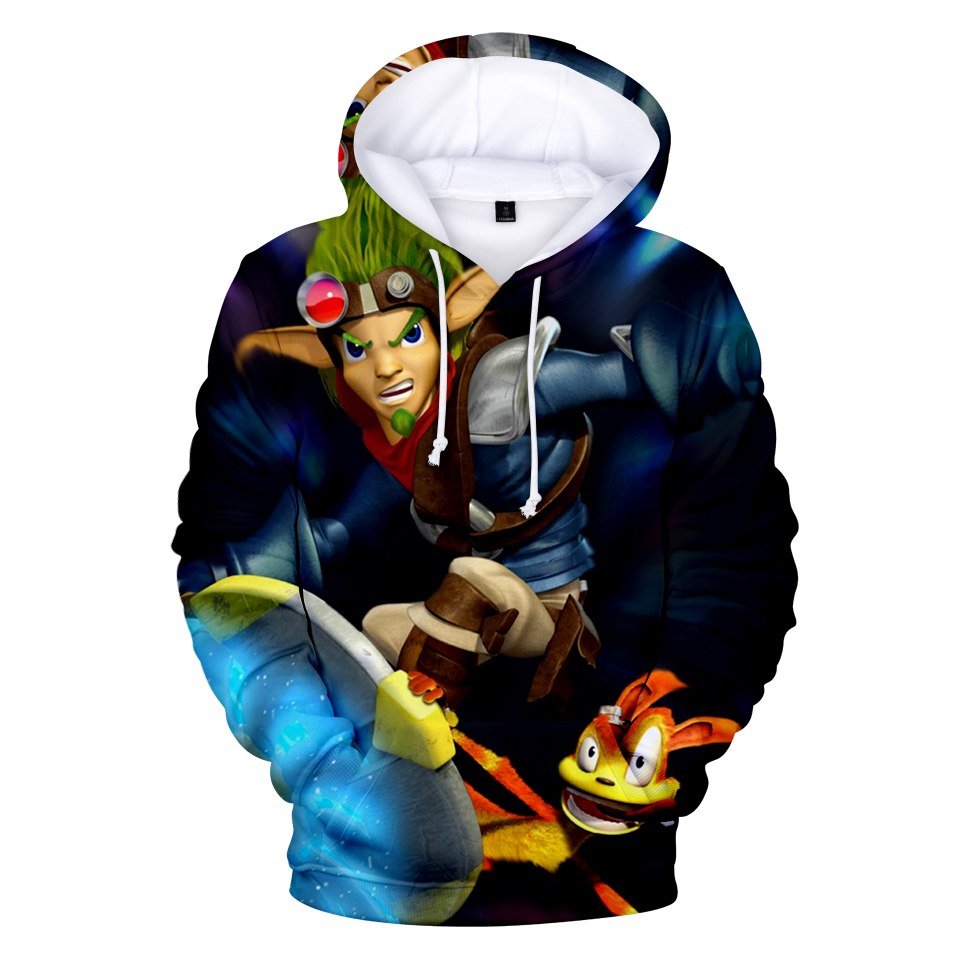 Fashion Fall/Winter jak 3 Hoodies men Women Print Sweatshirts Hip Hop Casual Game jak 3 3D Hoodies Hot New Harajuku Tops