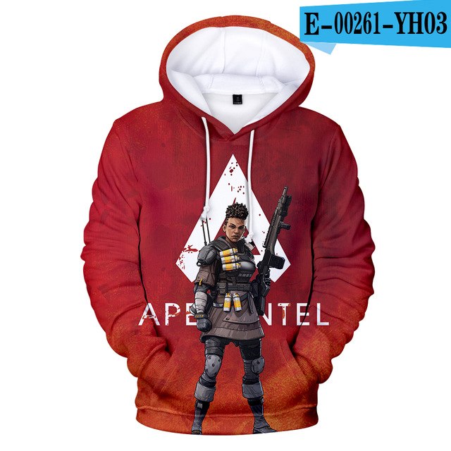 Frdun Tommy New 3D Apex Legends Hoodies Sweatshirt Casual Harajuku 3D Hoodies Sweatshirts Apex Legends