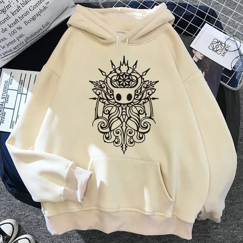 Hollow Knight Hoodies Men Korea Ulzzang Grunge Y2k Aesthetic