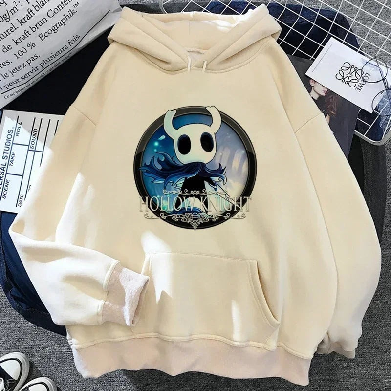Hollow Knight Hoodies Men Korea Ulzzang Grunge Y2k Aesthetic