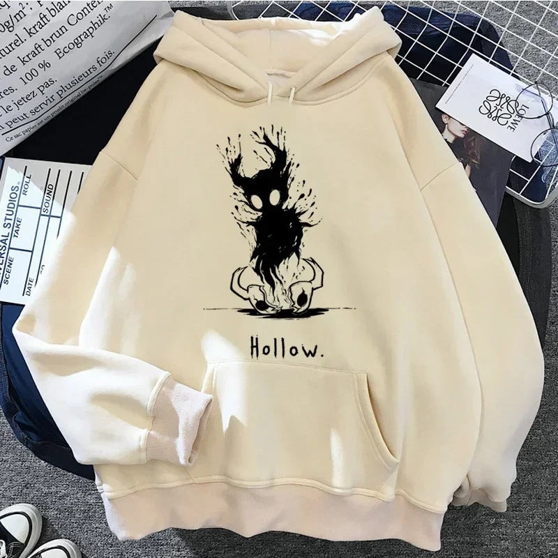 Hollow Knight Hoodies Men Korea Ulzzang Grunge Y2k Aesthetic
