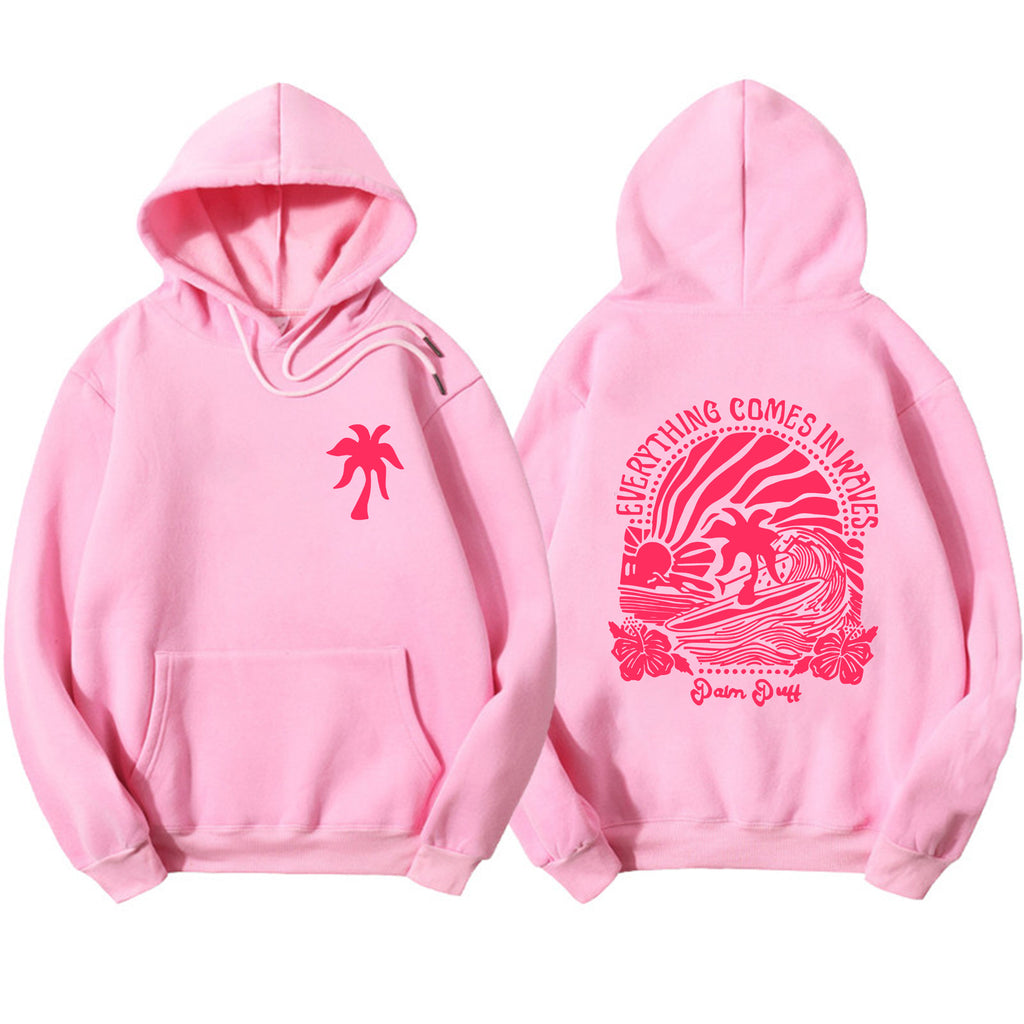 Womens Sweatshirt Graphic Hoodies Letter Print Casual Sweatshirt
