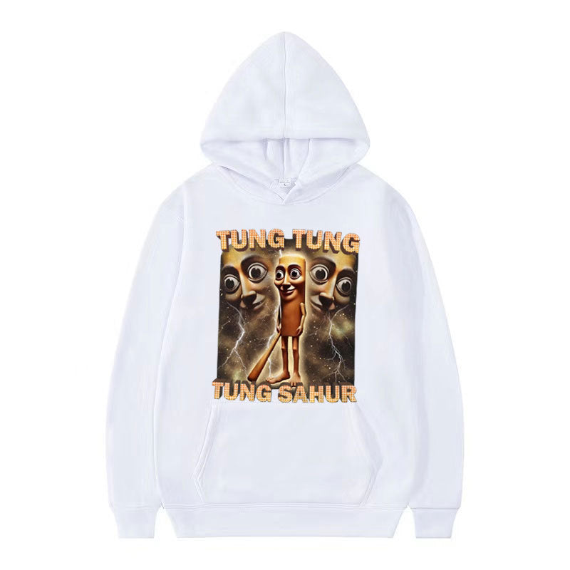 Tung Tung Tung Sahur Funny Baseball Bat Meme Hoodies for Men