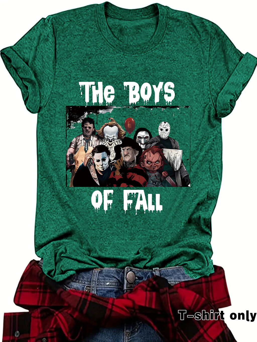 THe BOYS horror game round neck pullover short sleeved shirt