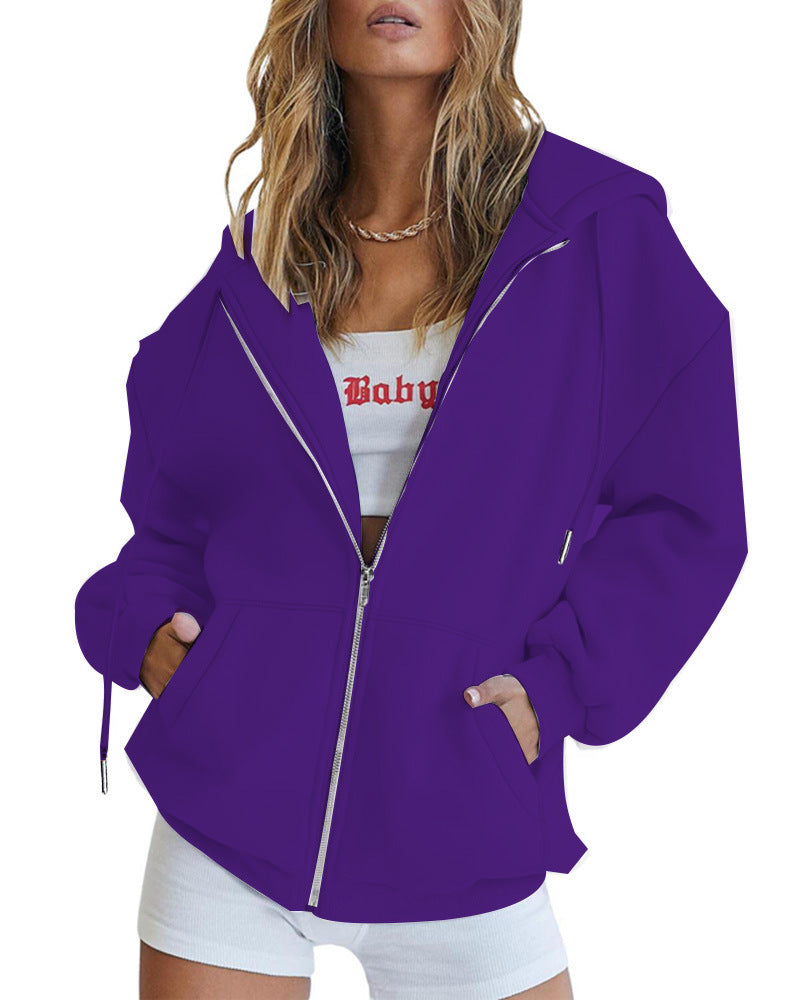 Cute Hooded Sweatshirt for Boys and Girls, Oversized Athletic Jacket with Drawstring Closure for Teens, Casual Fall Outerwear