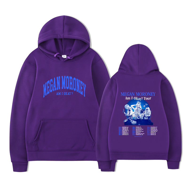Am I Okay Tour Hoodies Megan Moroney Printing