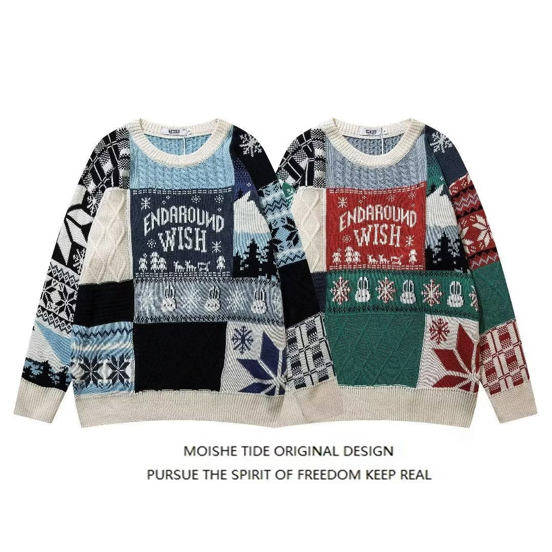 Christmas Knitwear Loose Boys' Top