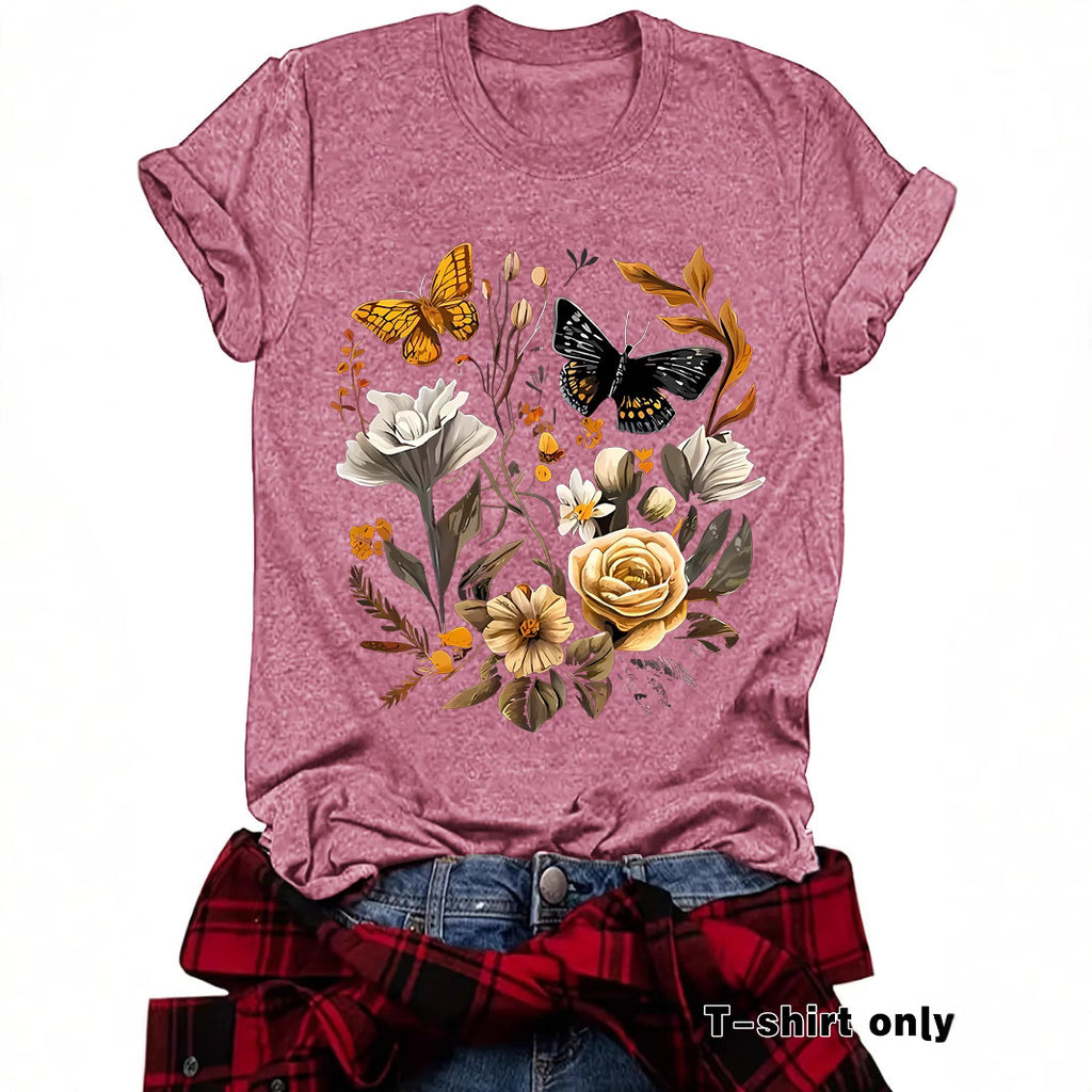 Female butterfly T-shirt