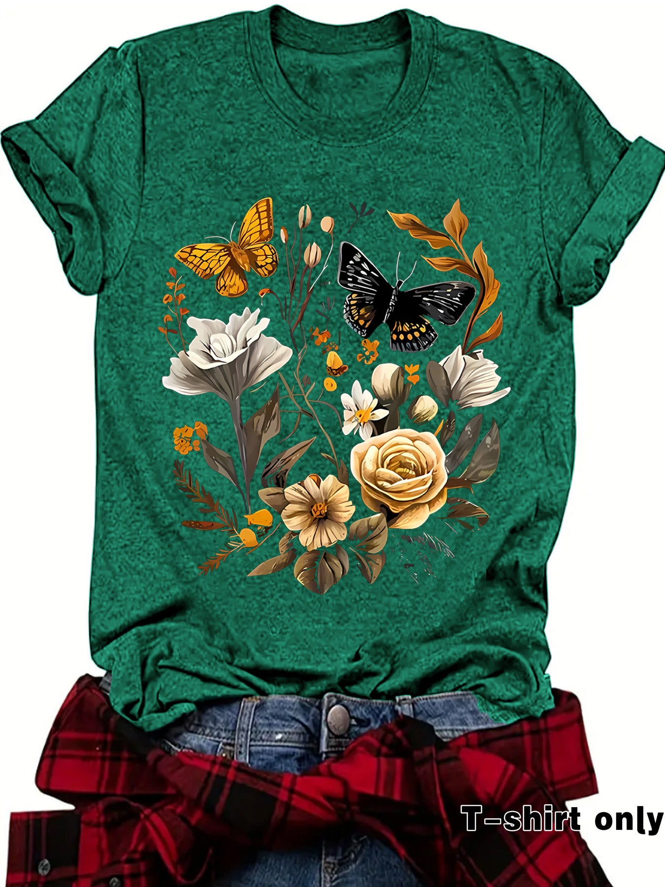 Female butterfly T-shirt