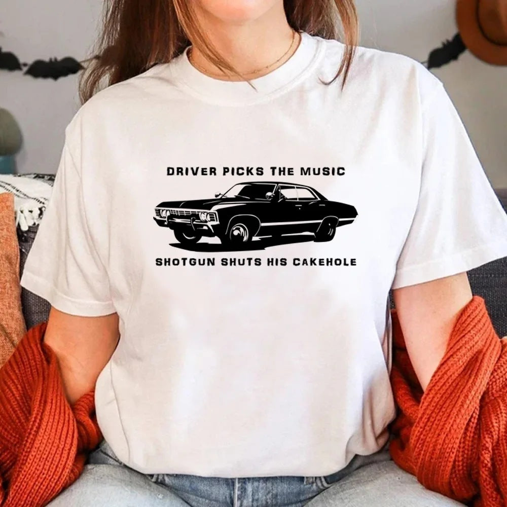 Supernatural T-shirts Women  Female Anime F