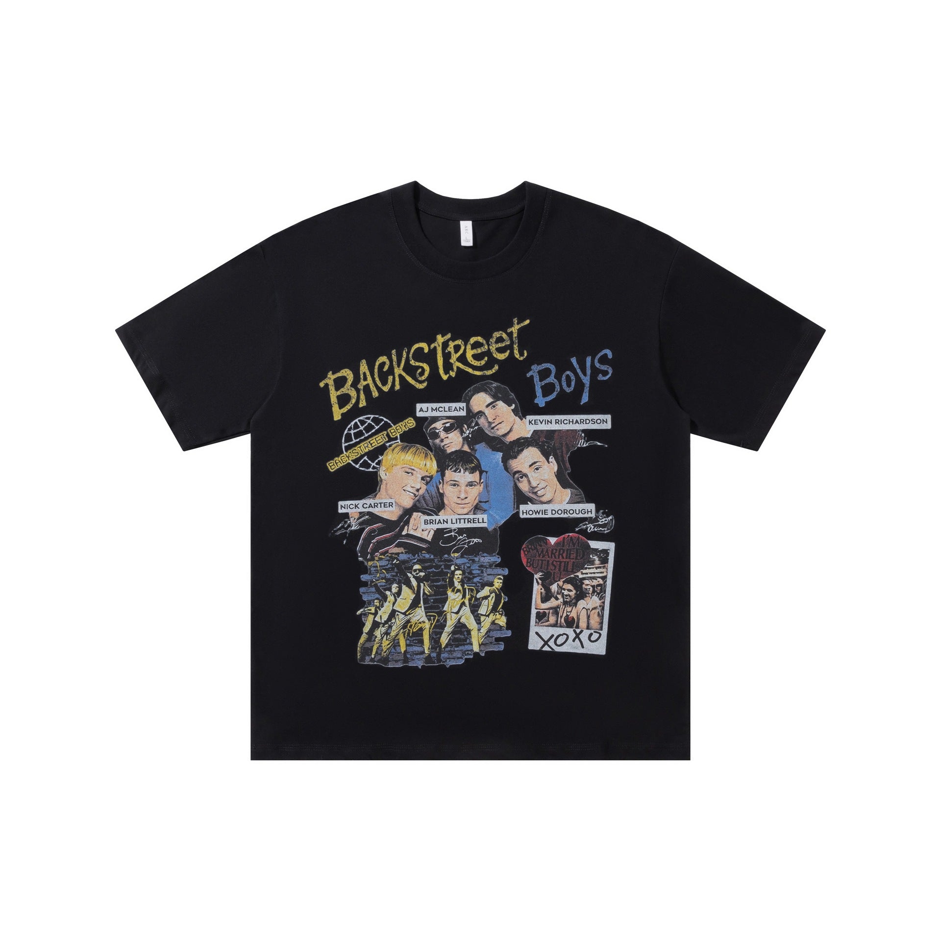 Backstreet Boys Printed Short Sleeves