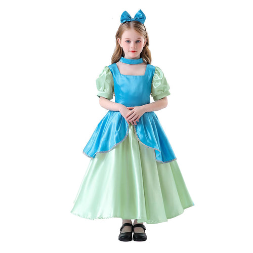 Cinderella Pink Princess Dress Cosplay Stage Performance Costume Parent-Child Dress for Girls