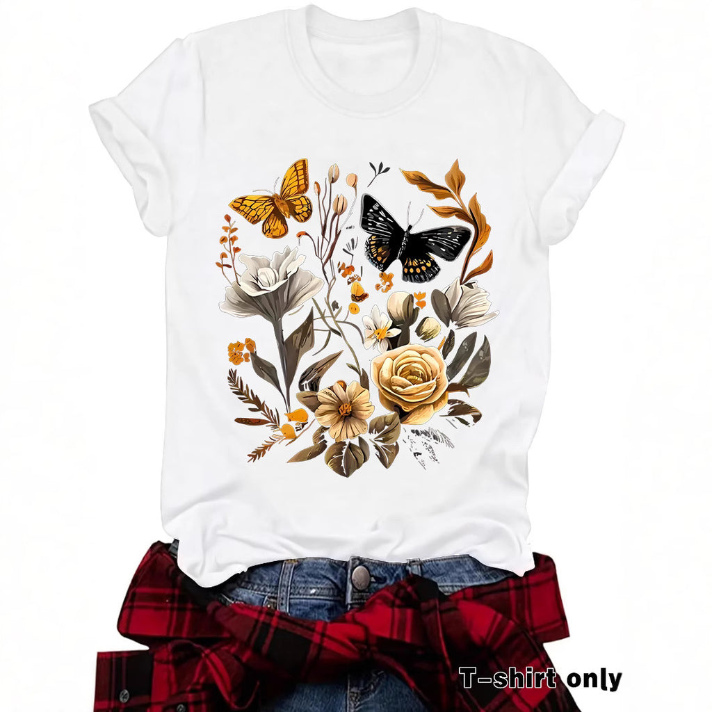 Female butterfly T-shirt