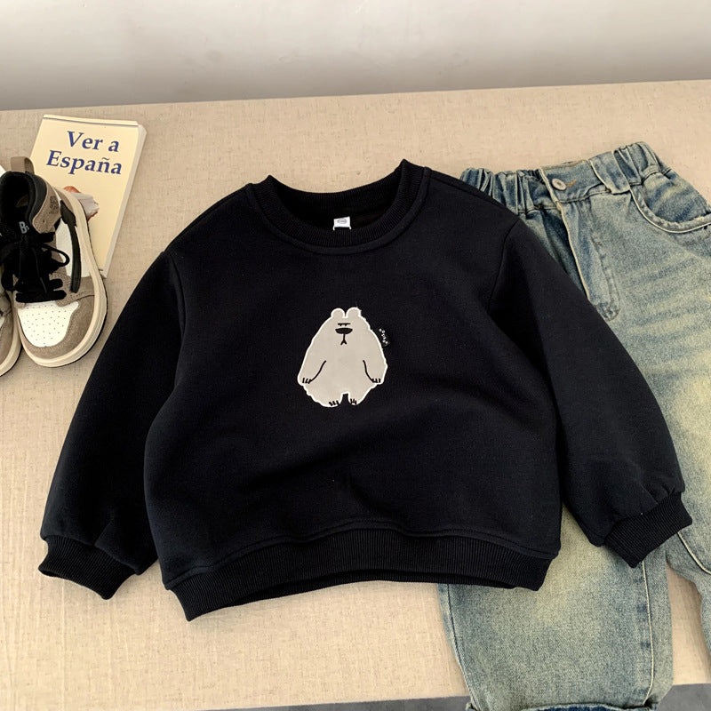 Boys' tops children's hoodies autumn pullovers
