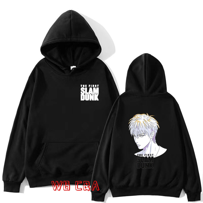 Mens Hooded Sweater New Japanese Anime Dunk Master Cross Border American Long Sleeve Sweatshirt