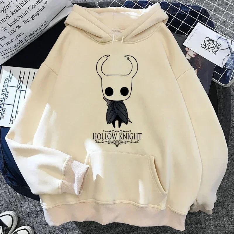 Hollow Knight Hoodies Men Korea Ulzzang Grunge Y2k Aesthetic