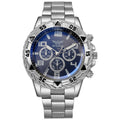 Men's casual sports men's watch steel strap quartz watch large dial