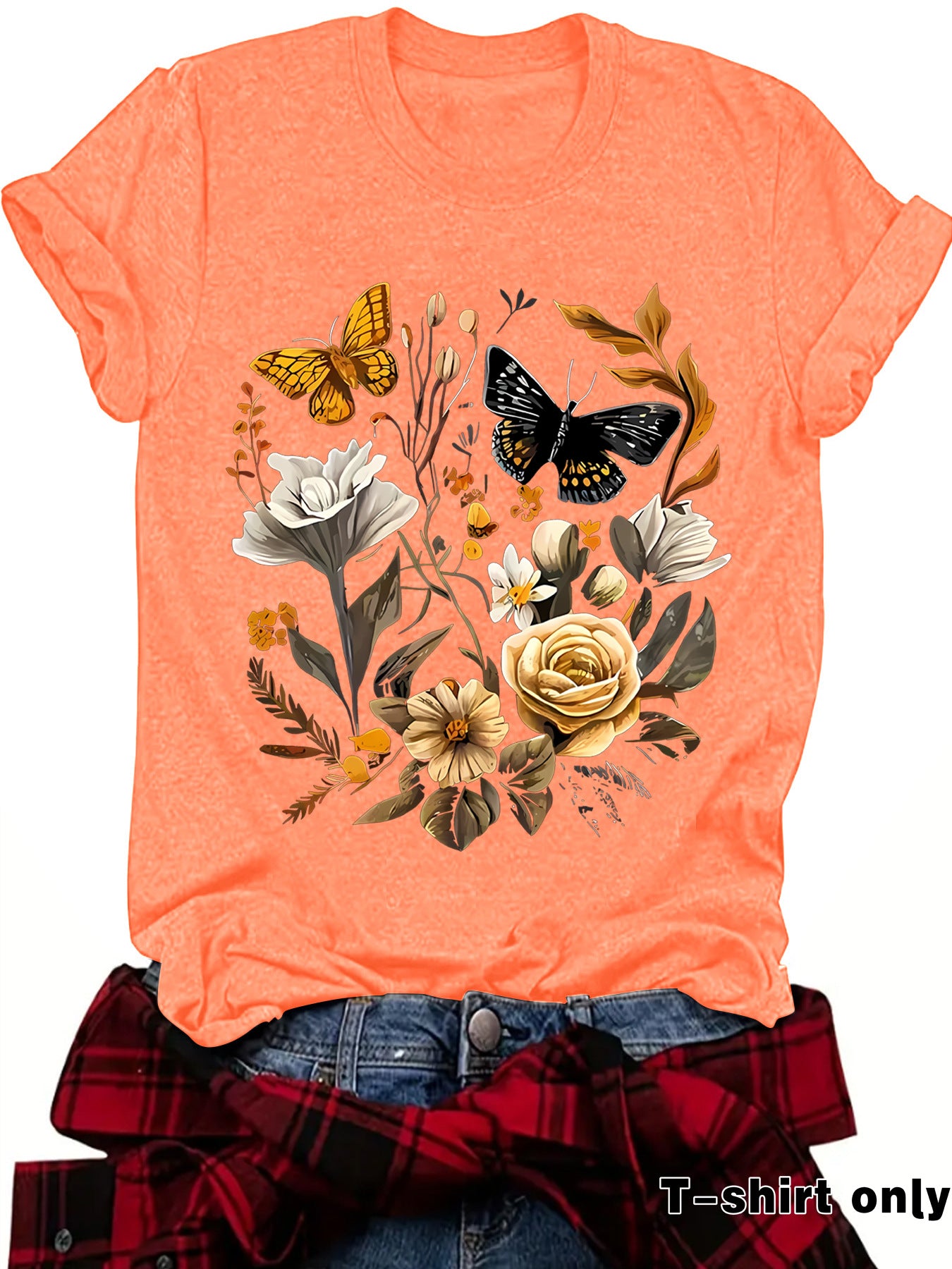 Female butterfly T-shirt