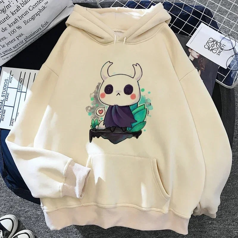 Hollow Knight Hoodies Men Korea Ulzzang Grunge Y2k Aesthetic