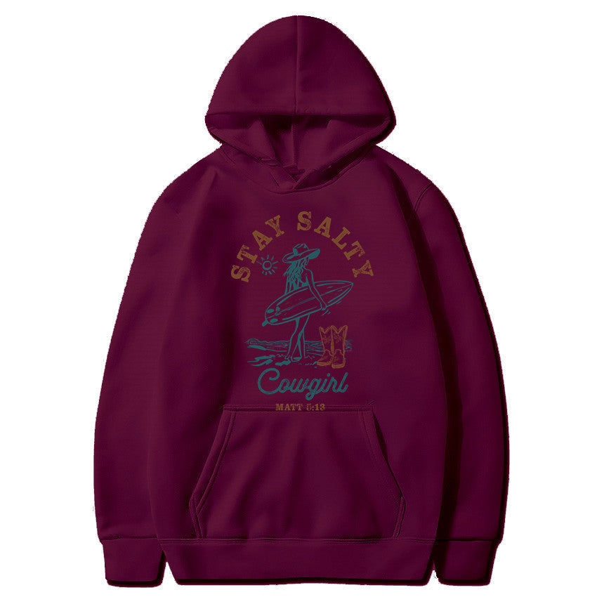 Stay Salty Hoodie Funny Beach Shirts for Women Salty hoodies
