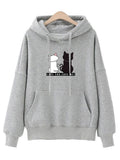 Streetwear Hoodies Women Sweatshirt Autumn Long Sleeve Hoodies Harajuku Hoodie Cute Cat Print Sweatshirt for Women