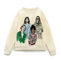Girls' printed pattern T-shirt for women's clothing