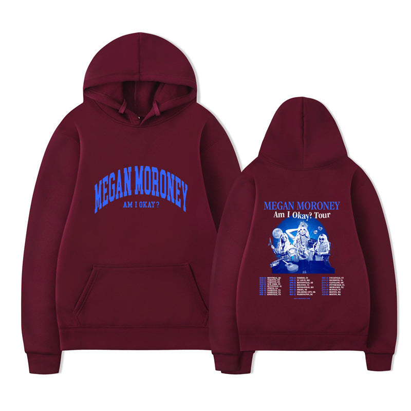 Am I Okay Tour Hoodies Megan Moroney Printing
