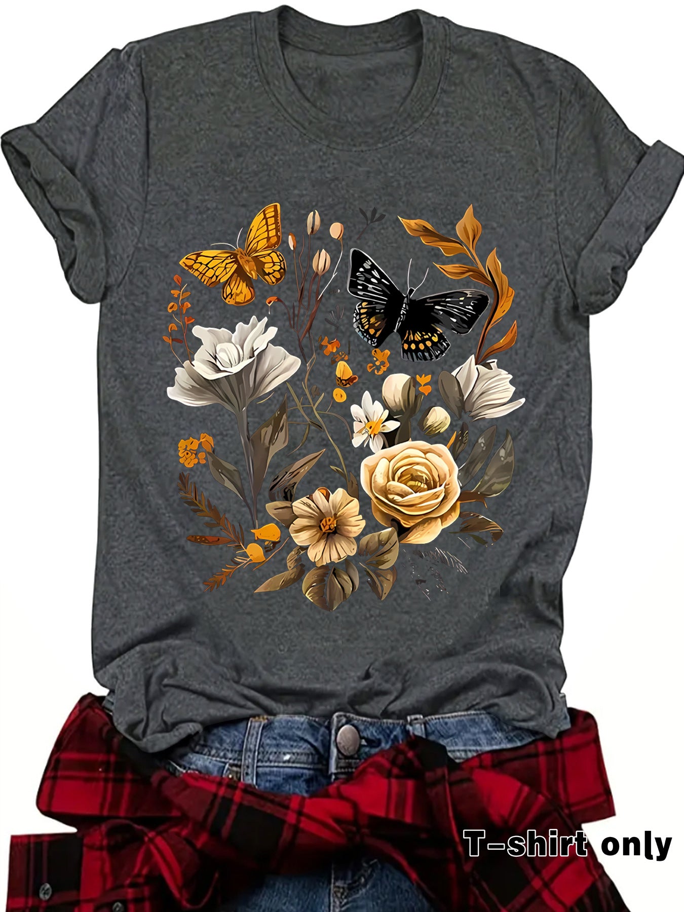 Female butterfly T-shirt