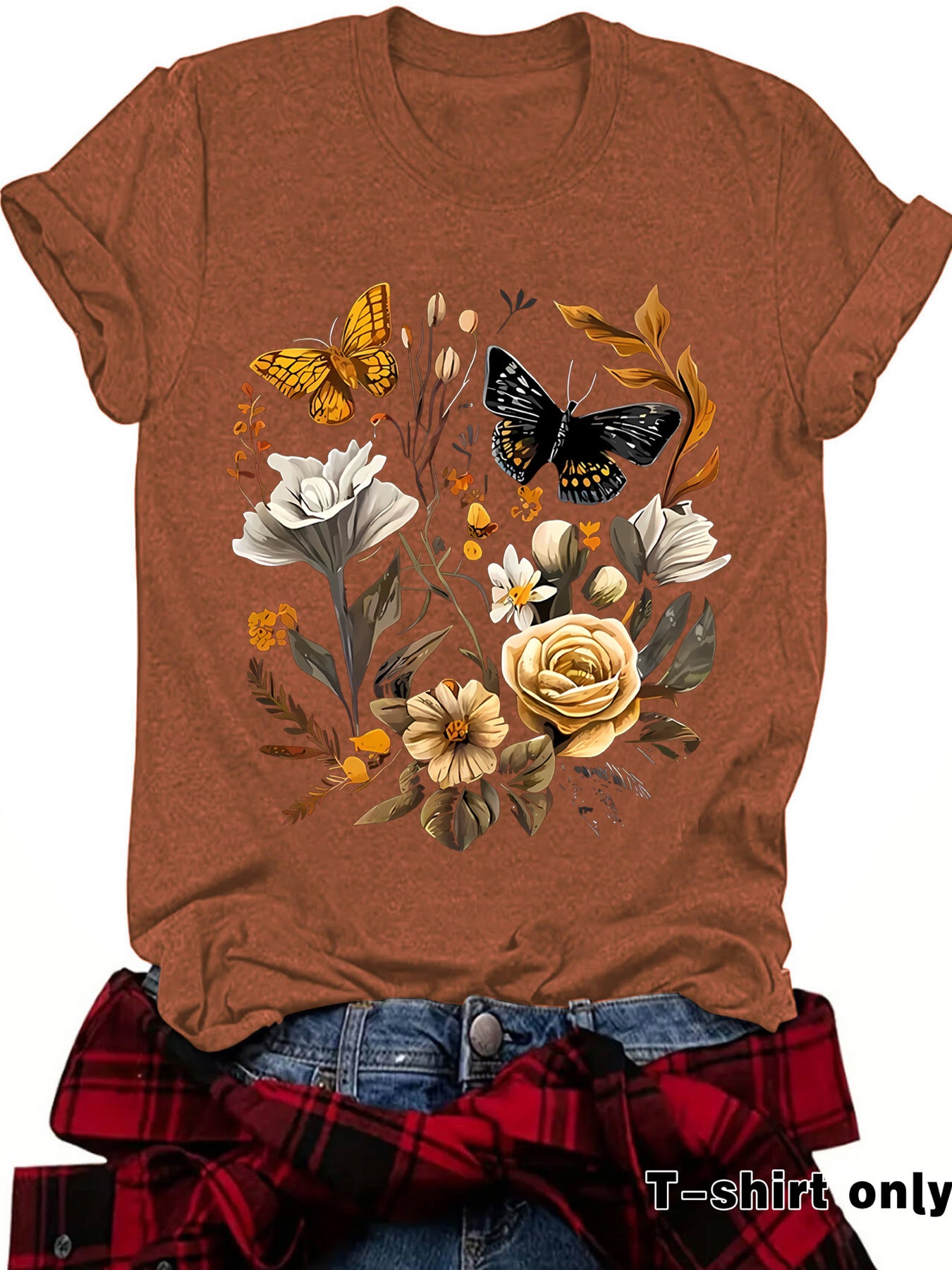 Female butterfly T-shirt
