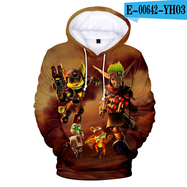 Fashion Fall/Winter jak 3 Hoodies men Women Print Sweatshirts Hip Hop Casual Game jak 3 3D Hoodies Hot New Harajuku Tops