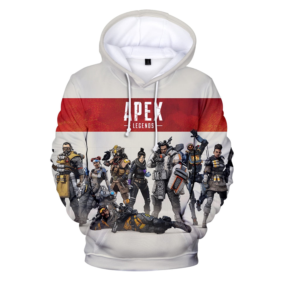 Frdun Tommy New 3D Apex Legends Hoodies Sweatshirt Casual Harajuku 3D Hoodies Sweatshirts Apex Legends