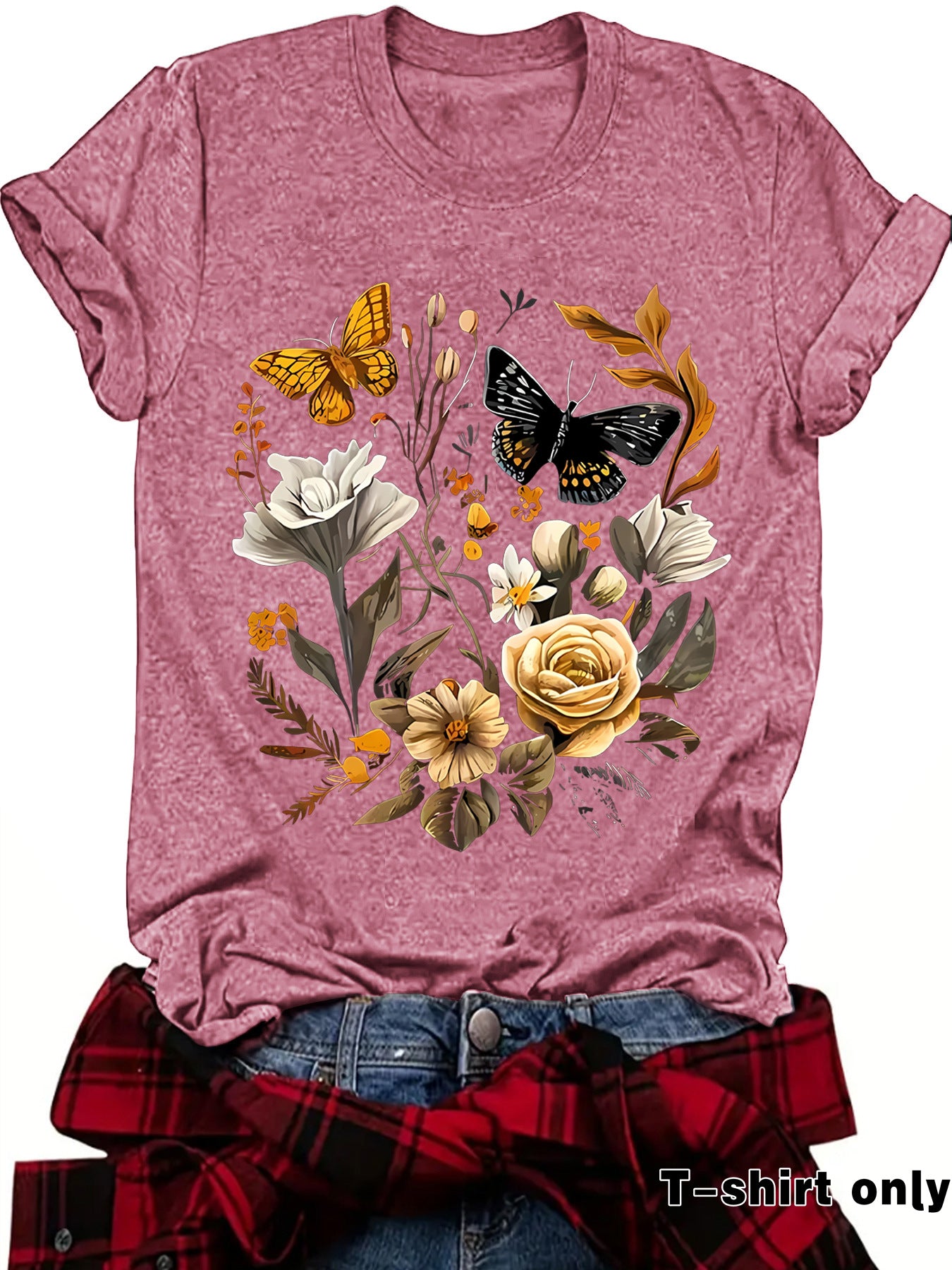 Female butterfly T-shirt