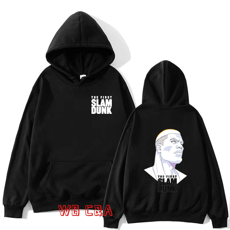 Mens Hooded Sweater New Japanese Anime Dunk Master Cross Border American Long Sleeve Sweatshirt