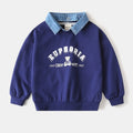 Two fake double neck hoodies for boys