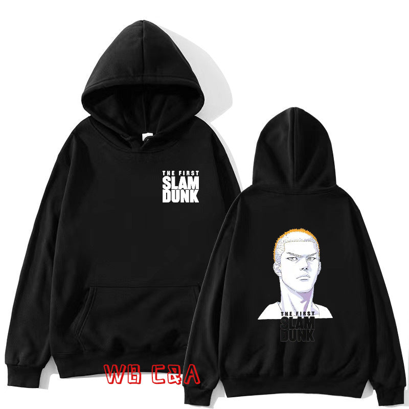 Mens Hooded Sweater New Japanese Anime Dunk Master Cross Border American Long Sleeve Sweatshirt