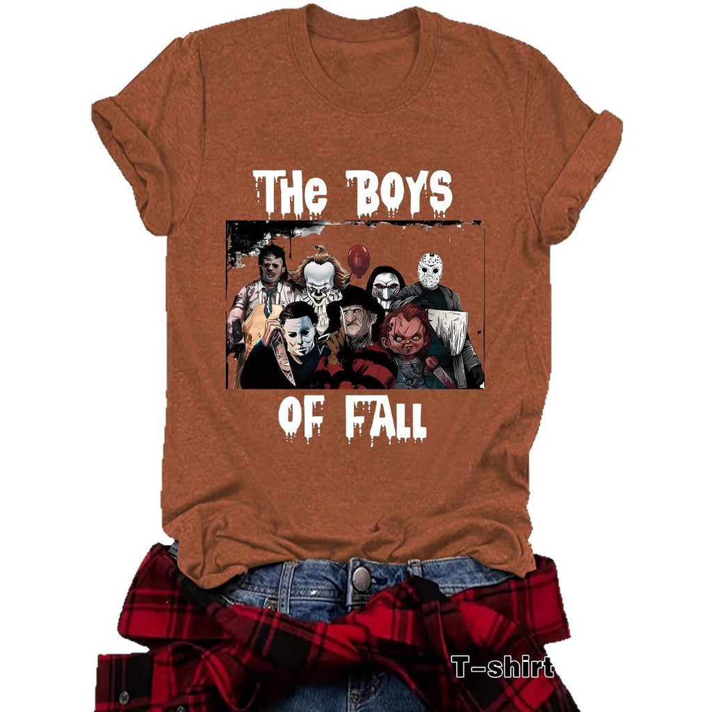 THe BOYS horror game round neck pullover short sleeved shirt