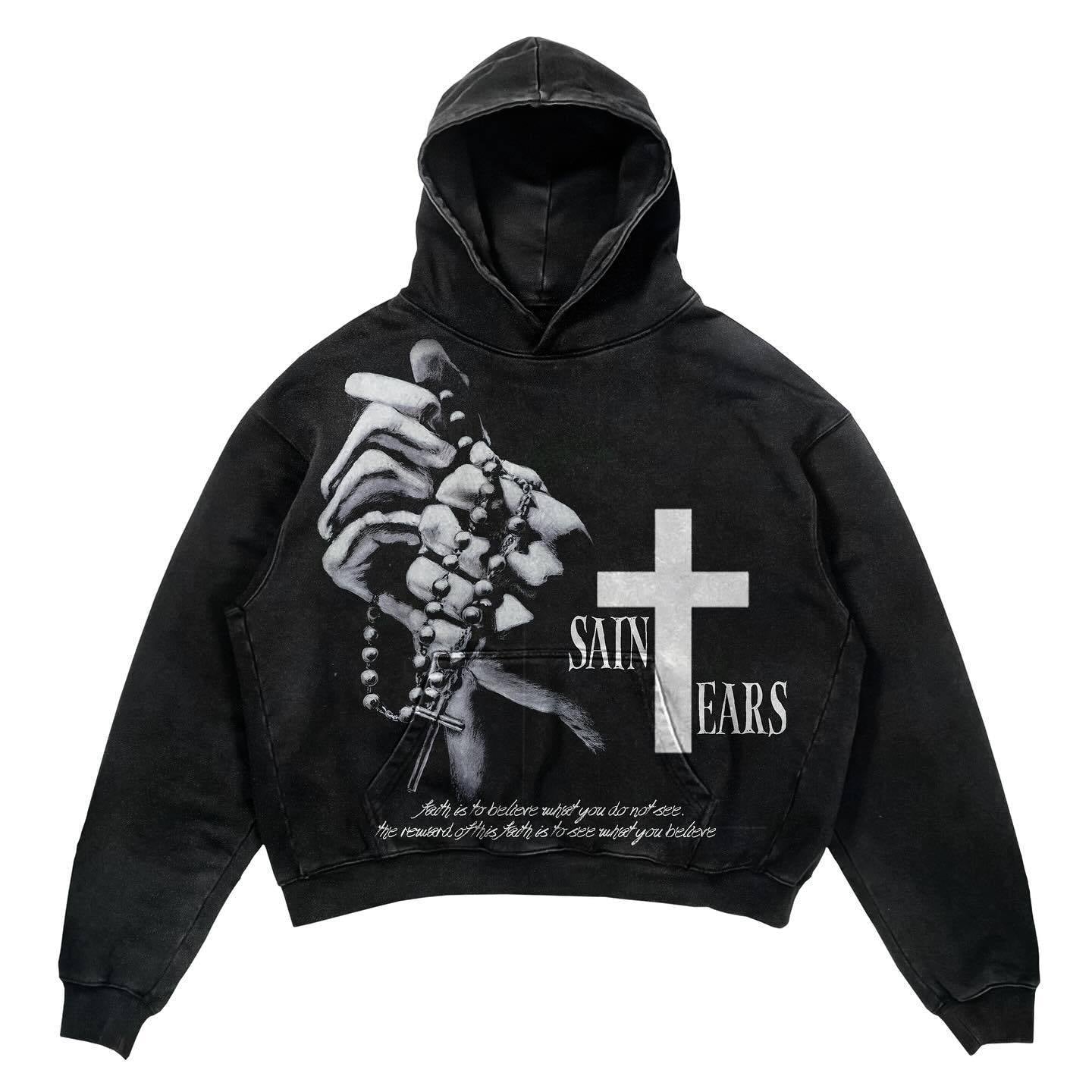 Hooded sweatshirt for boys cool and versatile commuter top