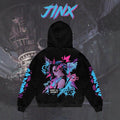 Popular Arcane League Jinx Graphic Hoodies All Anime Charact