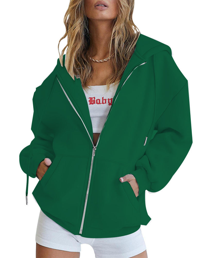 Cute Hooded Sweatshirt for Boys and Girls, Oversized Athletic Jacket with Drawstring Closure for Teens, Casual Fall Outerwear