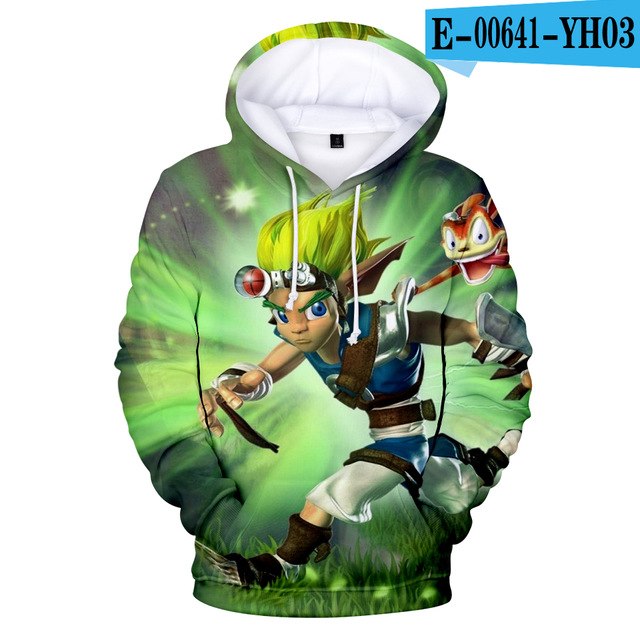 Fashion Fall/Winter jak 3 Hoodies men Women Print Sweatshirts Hip Hop Casual Game jak 3 3D Hoodies Hot New Harajuku Tops