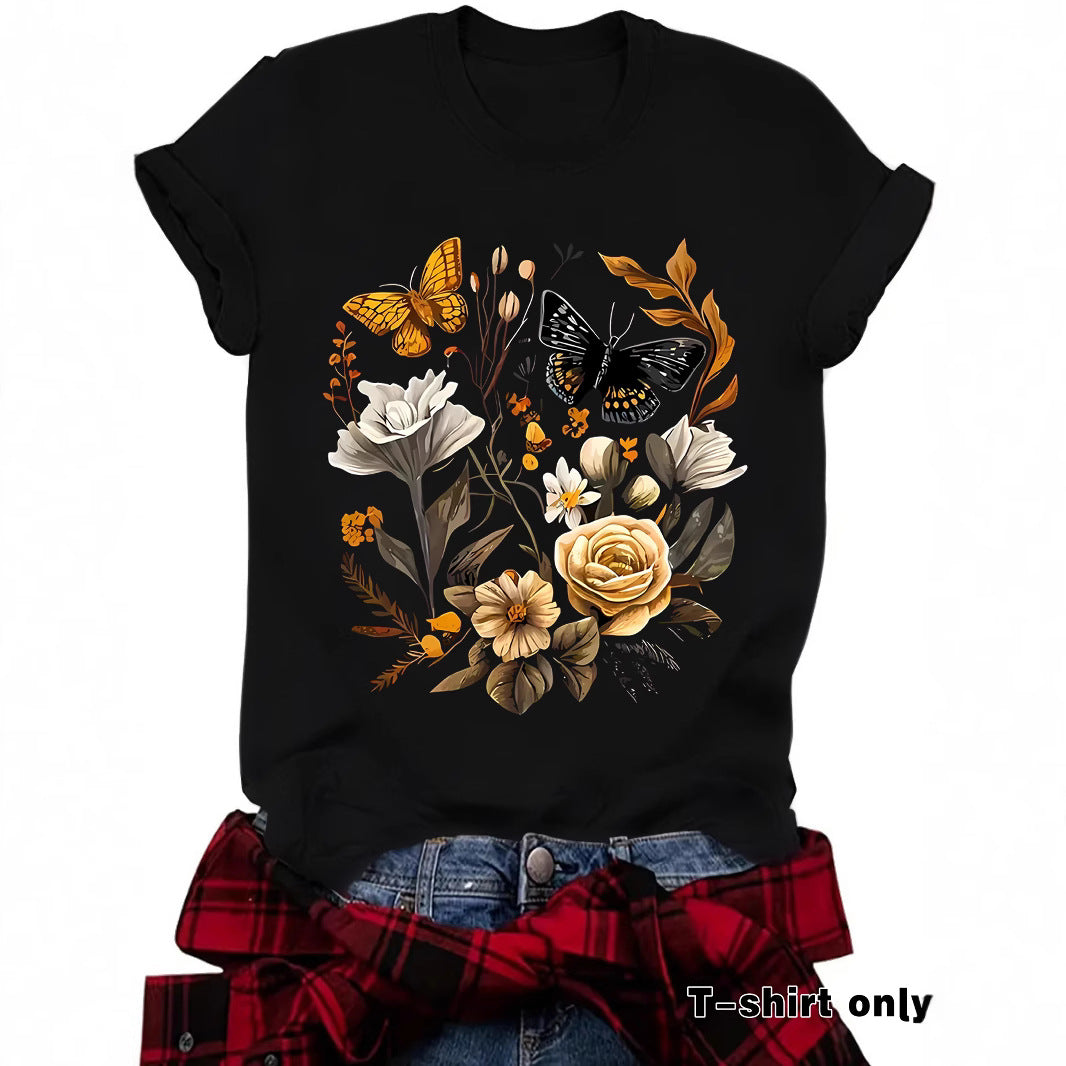 Female butterfly T-shirt