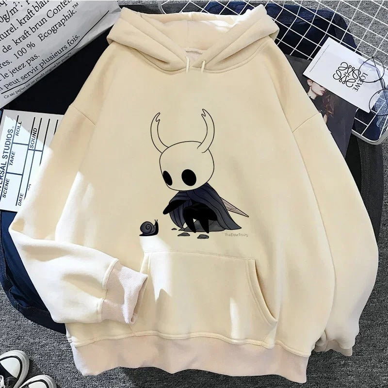 Hollow Knight Hoodies Men Korea Ulzzang Grunge Y2k Aesthetic