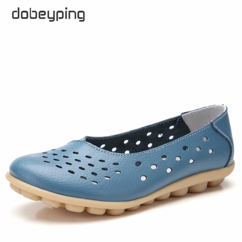 New Beanie Hole Women's Shoes Maternity Shoes Plus Size Mother Shoes Casual Women's Flat Shoes