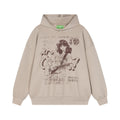 Vintage anime Girls' Hoodie Loose Hoodie